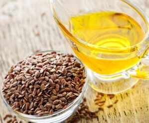 Flax seeds and flaxseed oil, containing many vitamins