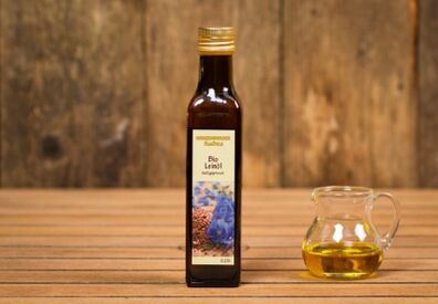 Flaxseed oil should be stored in a dark glass bottle. 