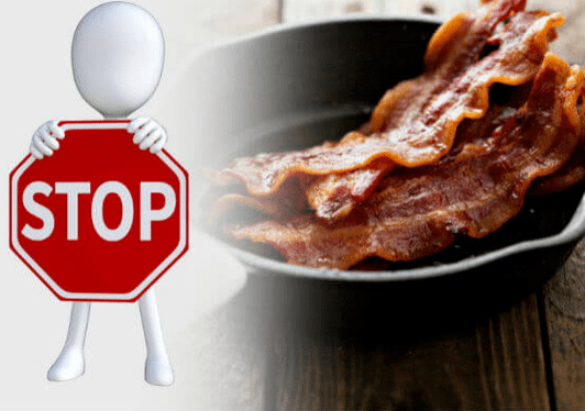 giving up bacon for weight loss